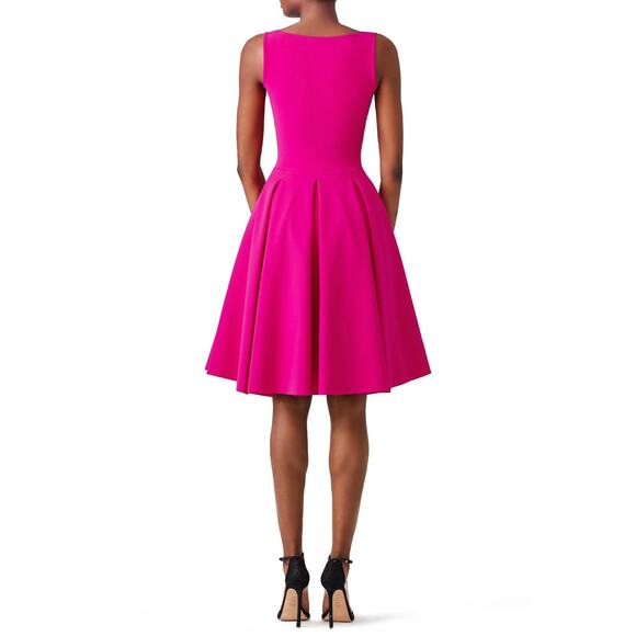 Chiara Boni La Petite Robe Corie V-Neck Fit & Flare  Cocktail dress sz IT 46 - Picture 3 of 16